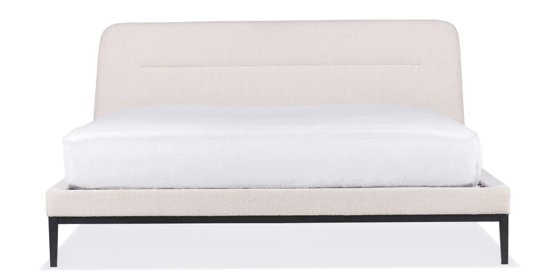 LEAN ON ME BED KING BOUCLE Beds| Moe's Home