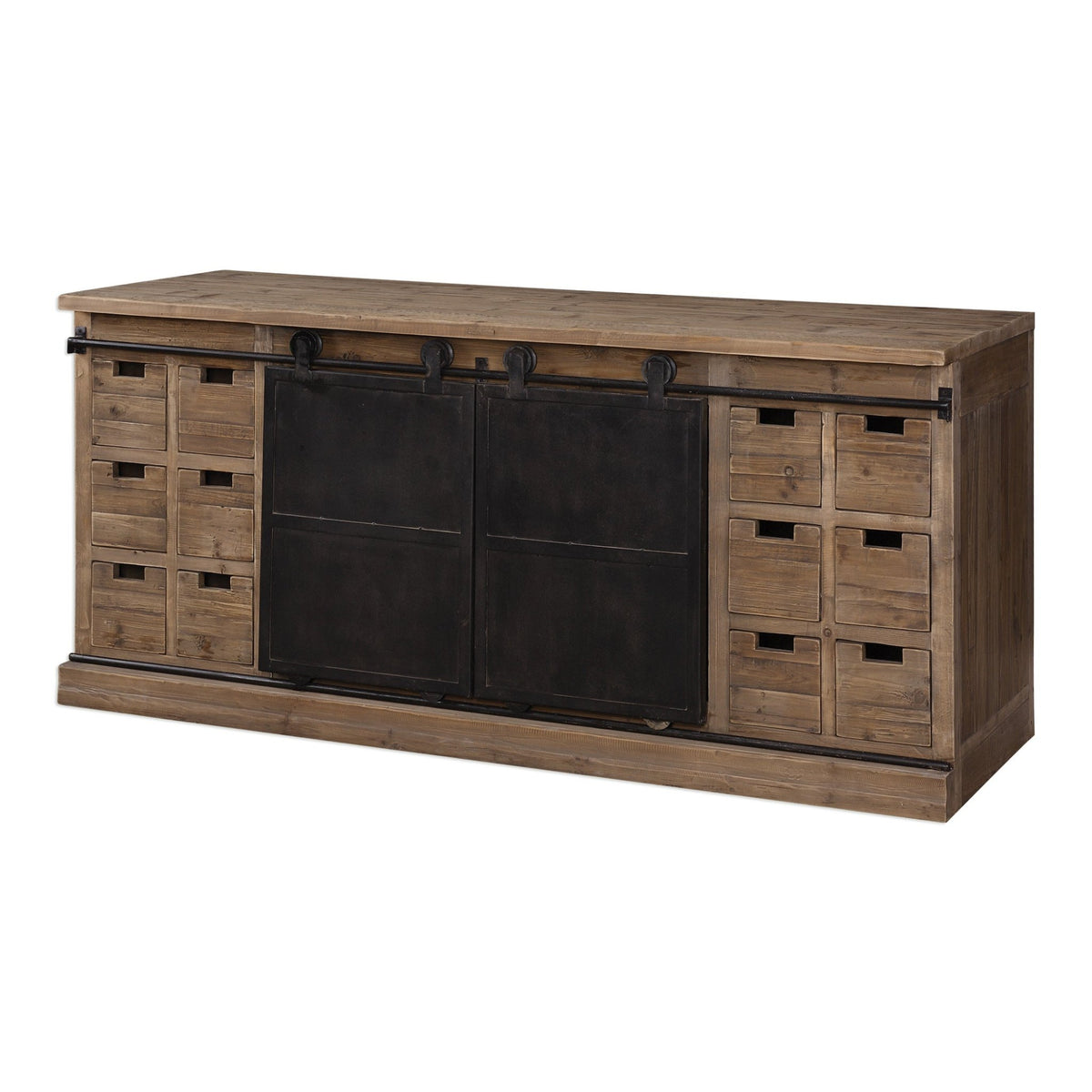Leandrew Media Console Table Decors| Uttermost