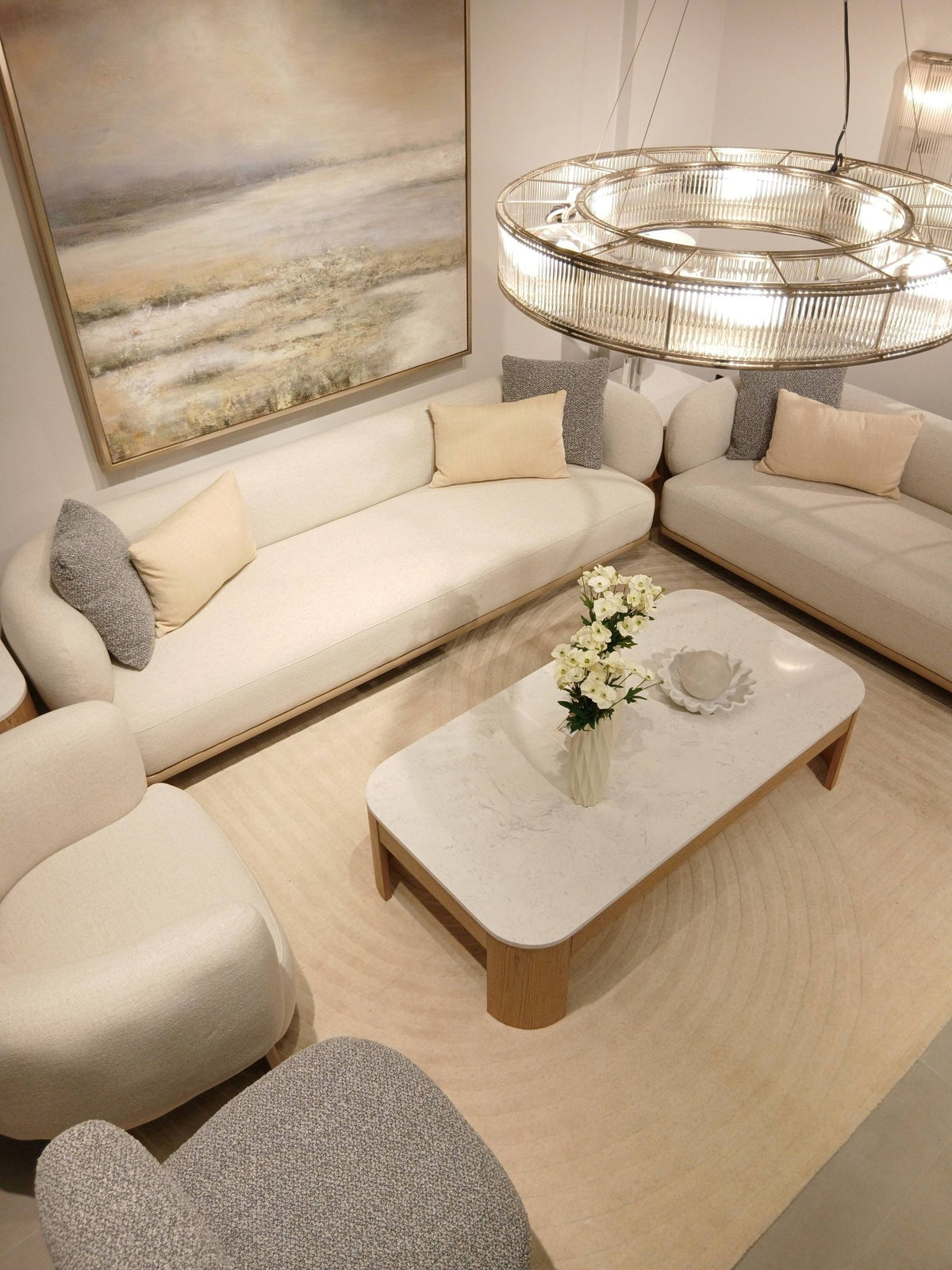 Leaner Beige XXL Sofa XL Sofas| Roots Furniture