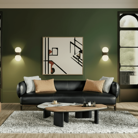 Leaner Brown & Balck Right Side Coffee Table W141 Coffee Tables| Roots Furniture