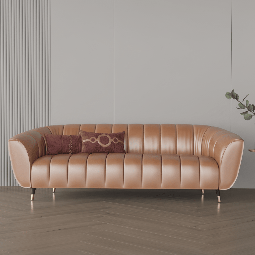 Leather sofa size 230x85x45 cm Sofas & Loveseats| Oak