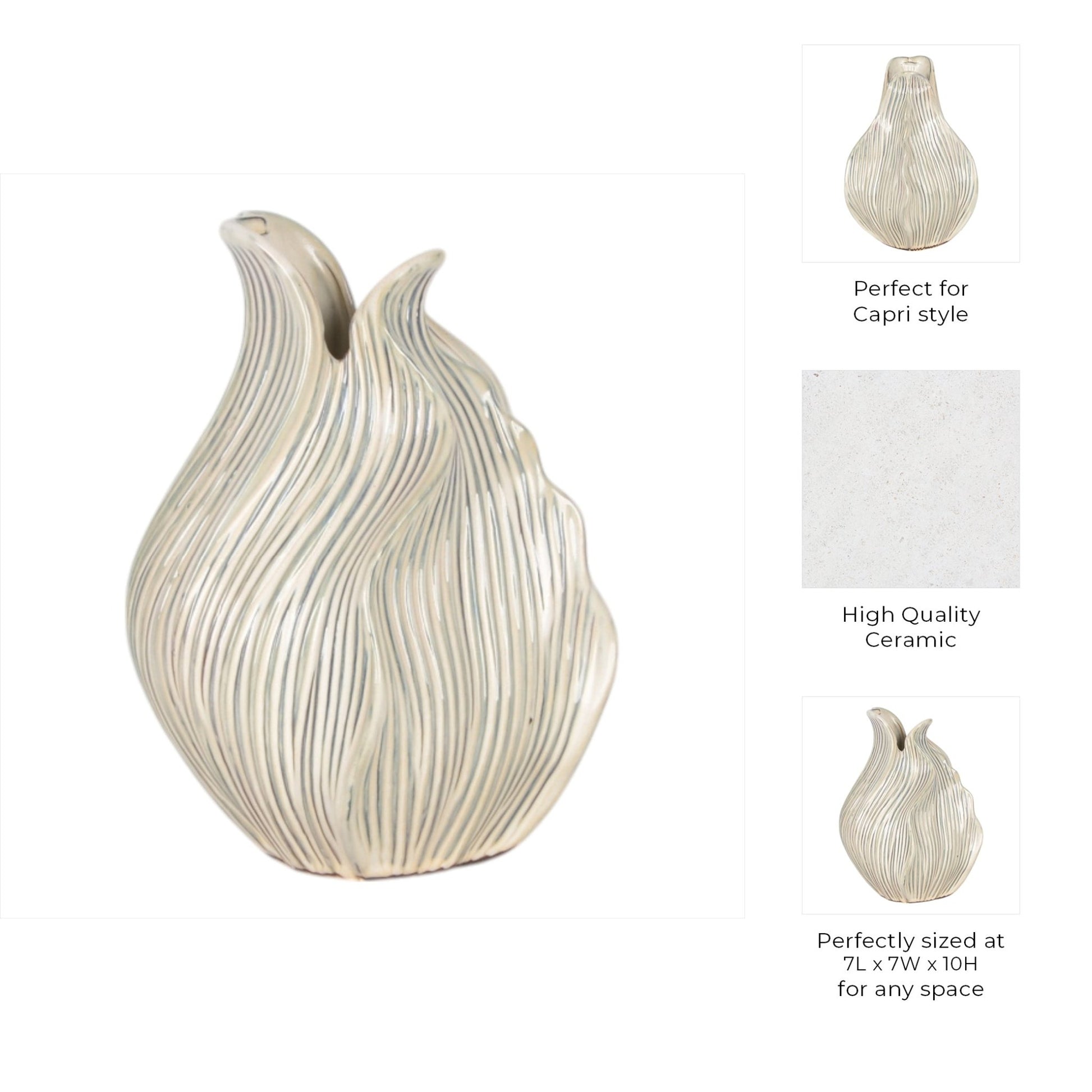LEBENY VASE Vases and Jars| Sagebrook Home