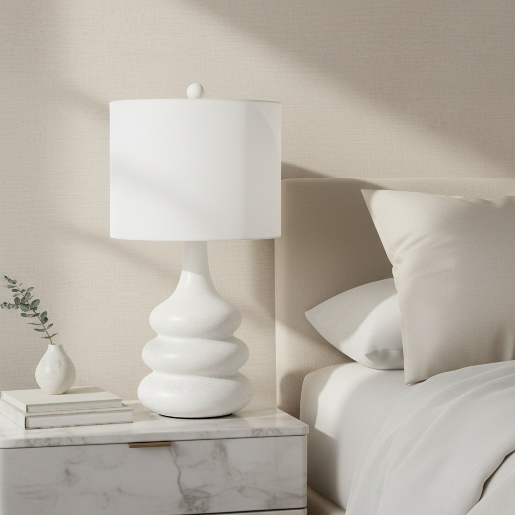 Ledger Triple Stacked Ovoids Lamp Table Lamps| Crestview