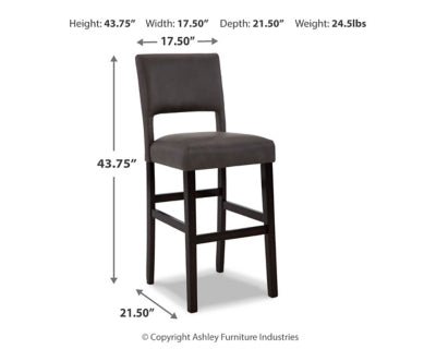 Leektree Bar Height Bar Stool Stools| Ashley Homestore