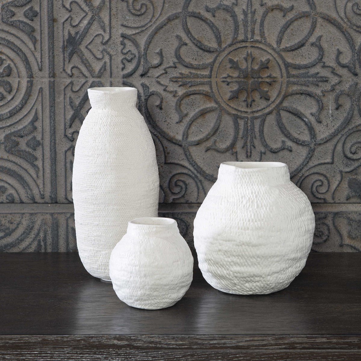Legacy Basket Vases, S/3 Vases and Jars| Uttermost