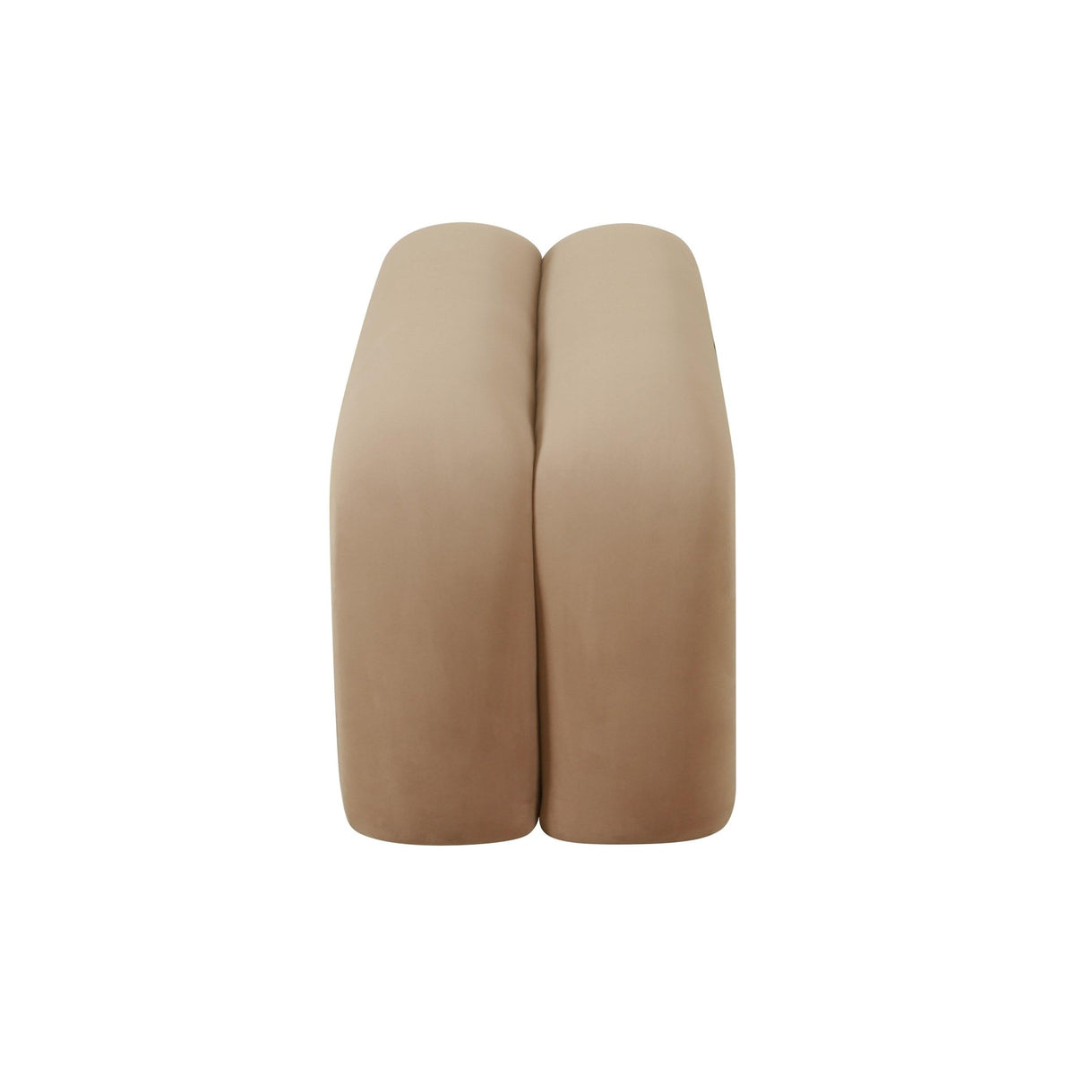 Leigh Taupe Velvet Channeled Bench Benches| TOV