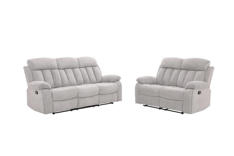 Lena Grey Manual Motion Sofa - Al Rugaib Furniture