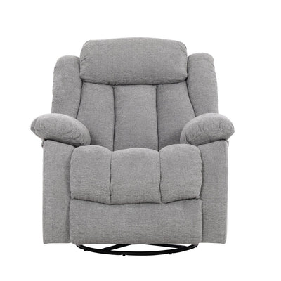 Lena Grey Swivel Recliner with Glider - Al Rugaib Furniture