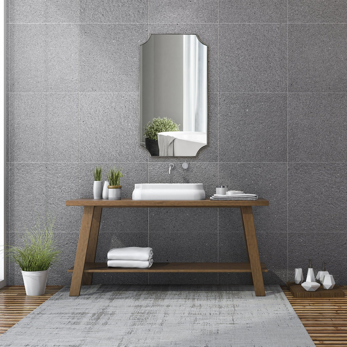 Lennox Nickel Mirror Mirrors| Uttermost