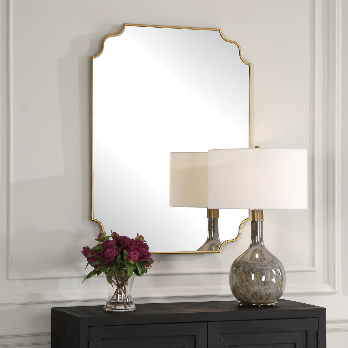 Lennyn Gold Vanity Mirror Mirrors| Uttermost