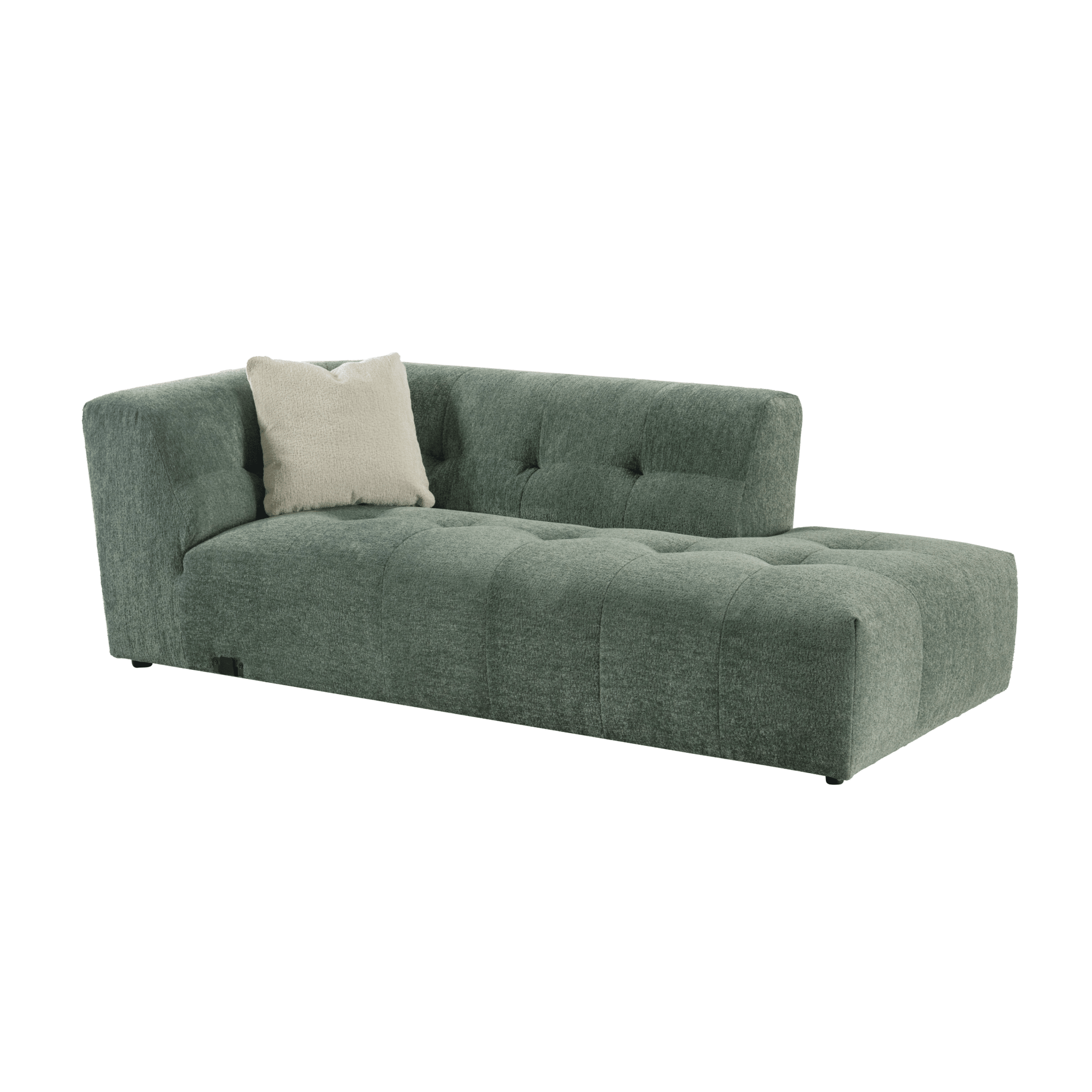 Leo Green Right Arm Facing Chaise Sectionals| Roots Furniture