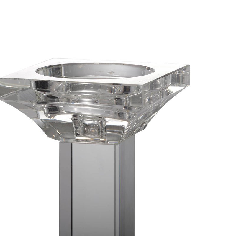 Leon Crystal Pillar Candle Holder, Tall Candle Holders| Roots Furniture