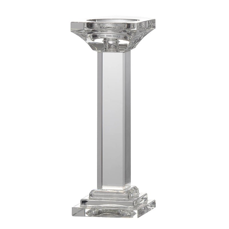 Leon Crystal Pillar Candle Holder, Tall Candle Holders| Roots Furniture