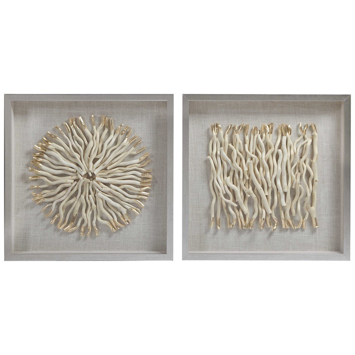 Leone Shadow Box, S/2 - Al Rugaib Furniture