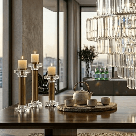 Leslie Candleholders, S/2 Candle Holders| Uttermost