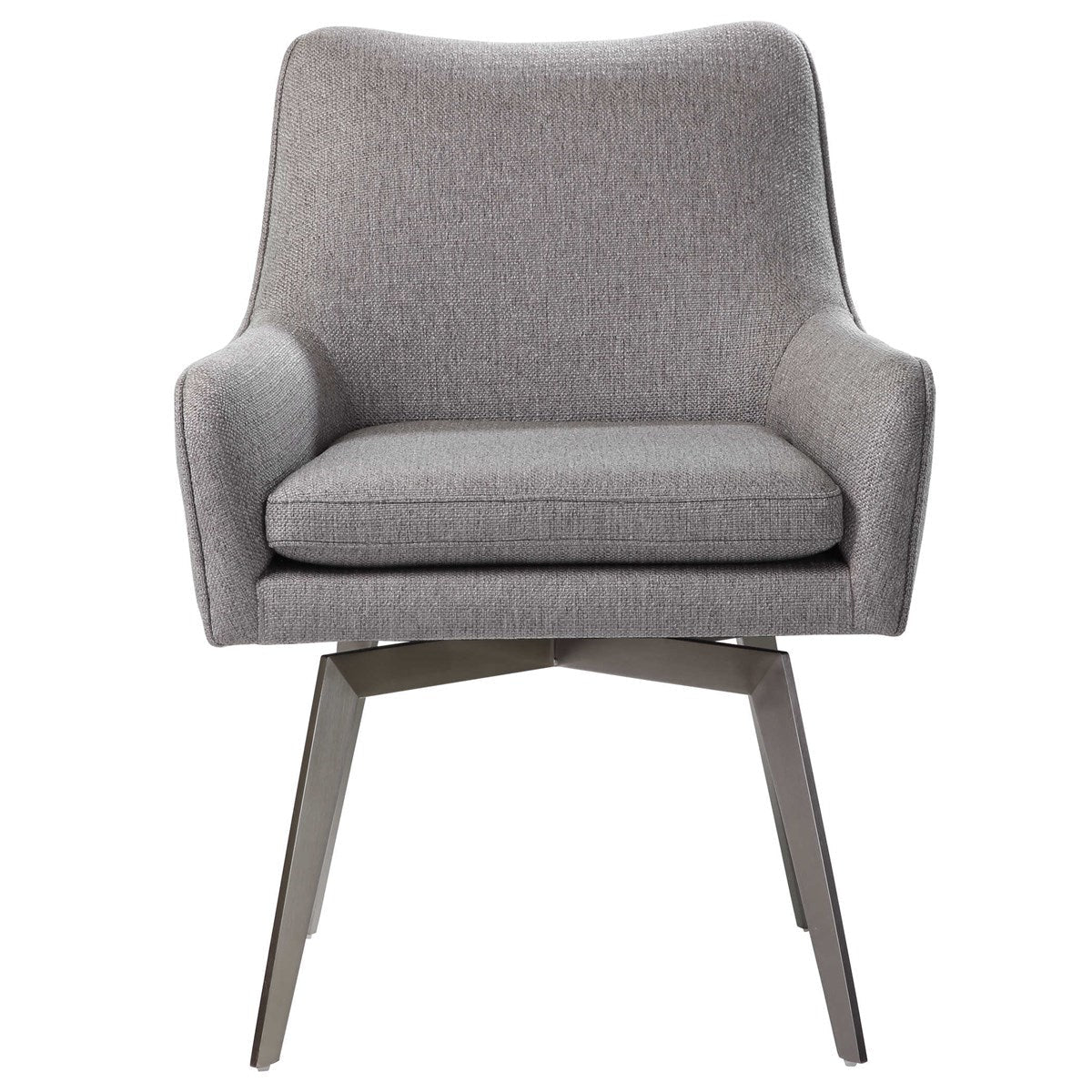 Let'S Twist Dining Chair, Gray Dining Chairs| Uttermost