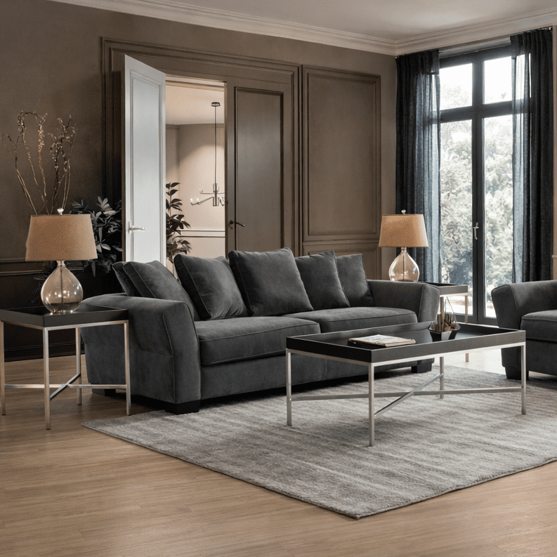 Lexon Grey Sofa Sofas & Loveseats| Roots Furniture