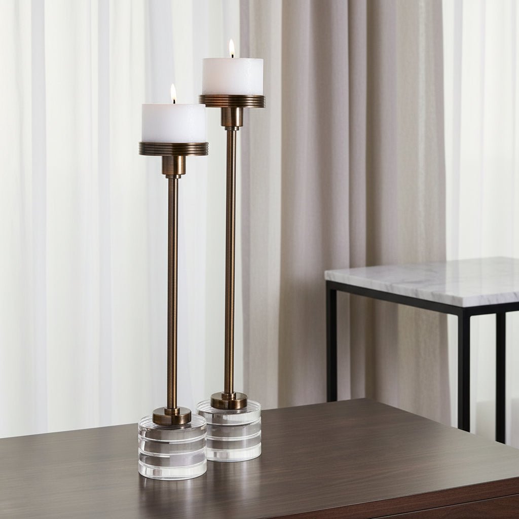 Lia Candleholders, S/2 Candle Holders| Uttermost