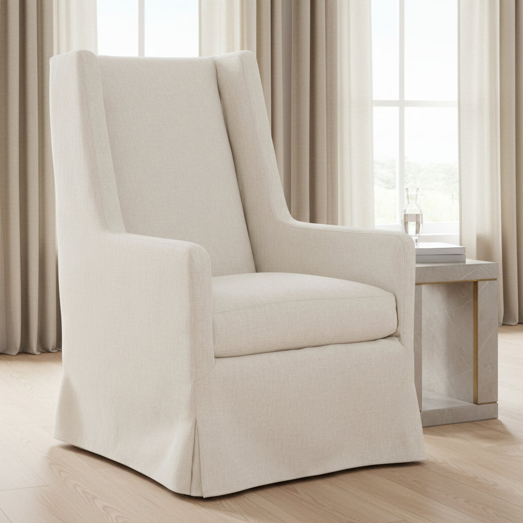 Libby Langdon Boyleston Slipcovered Wing Chair Chairs| Fairfield Chair