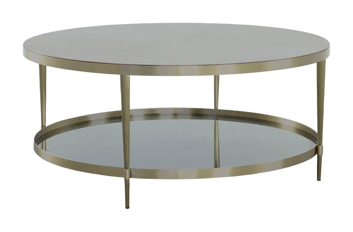 Libby Langdon Marlowe Tiered Round Cocktail Table Counter Tables| Fairfield Chair