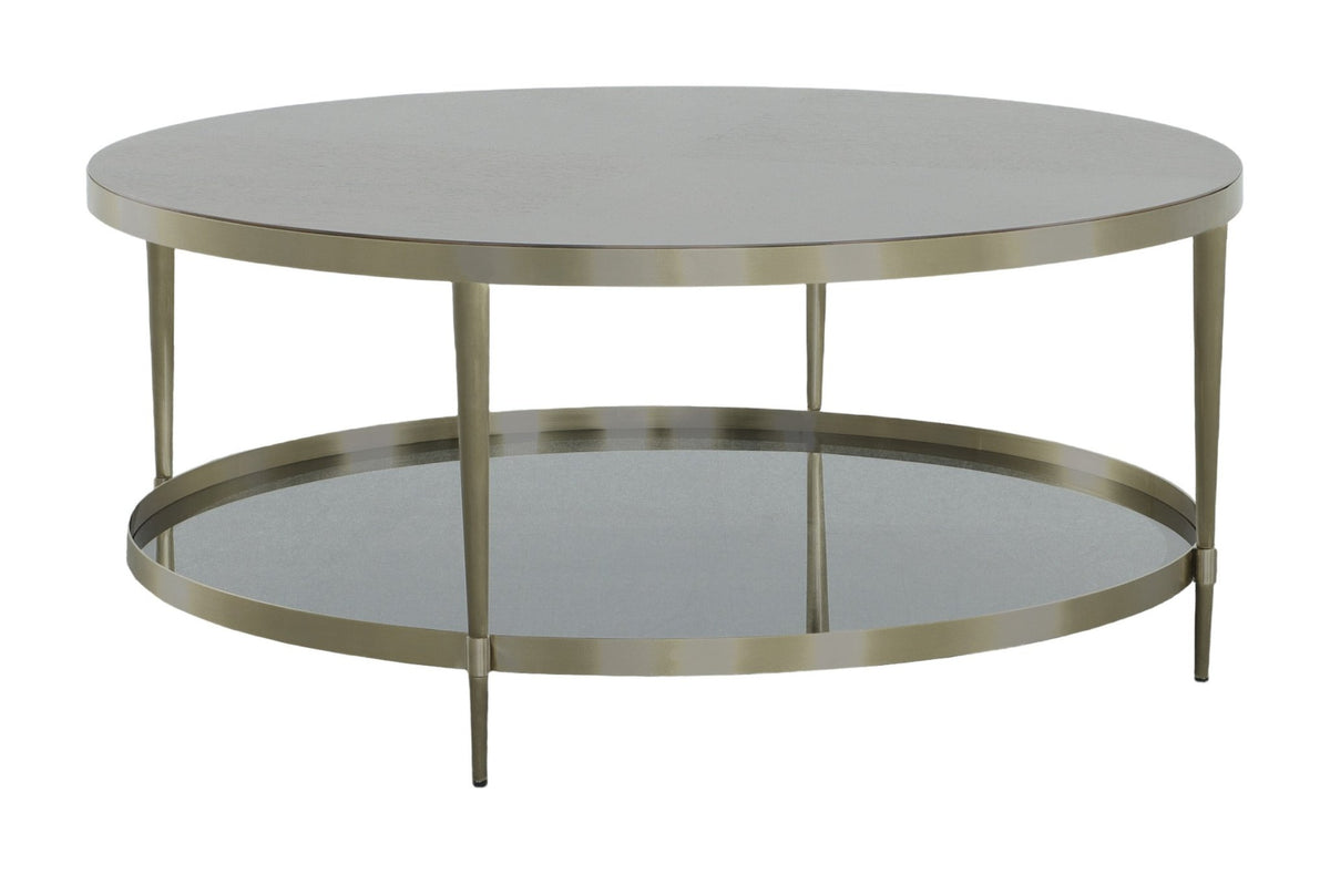 Libby Langdon Marlowe Tiered Round Cocktail Table Counter Tables| Fairfield Chair