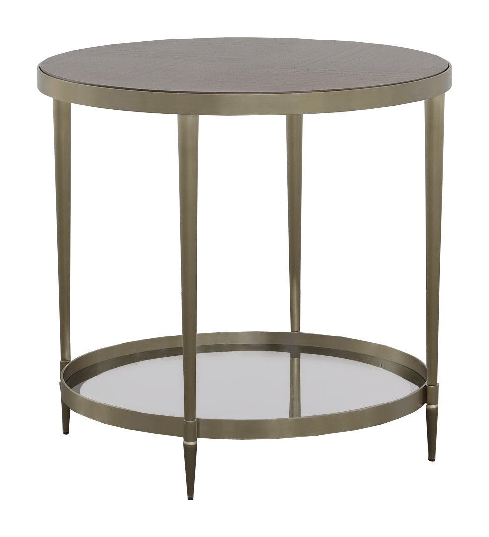 Libby Langdon Marlowe Tiered Round End Table Accent & End Tables| Fairfield Chair