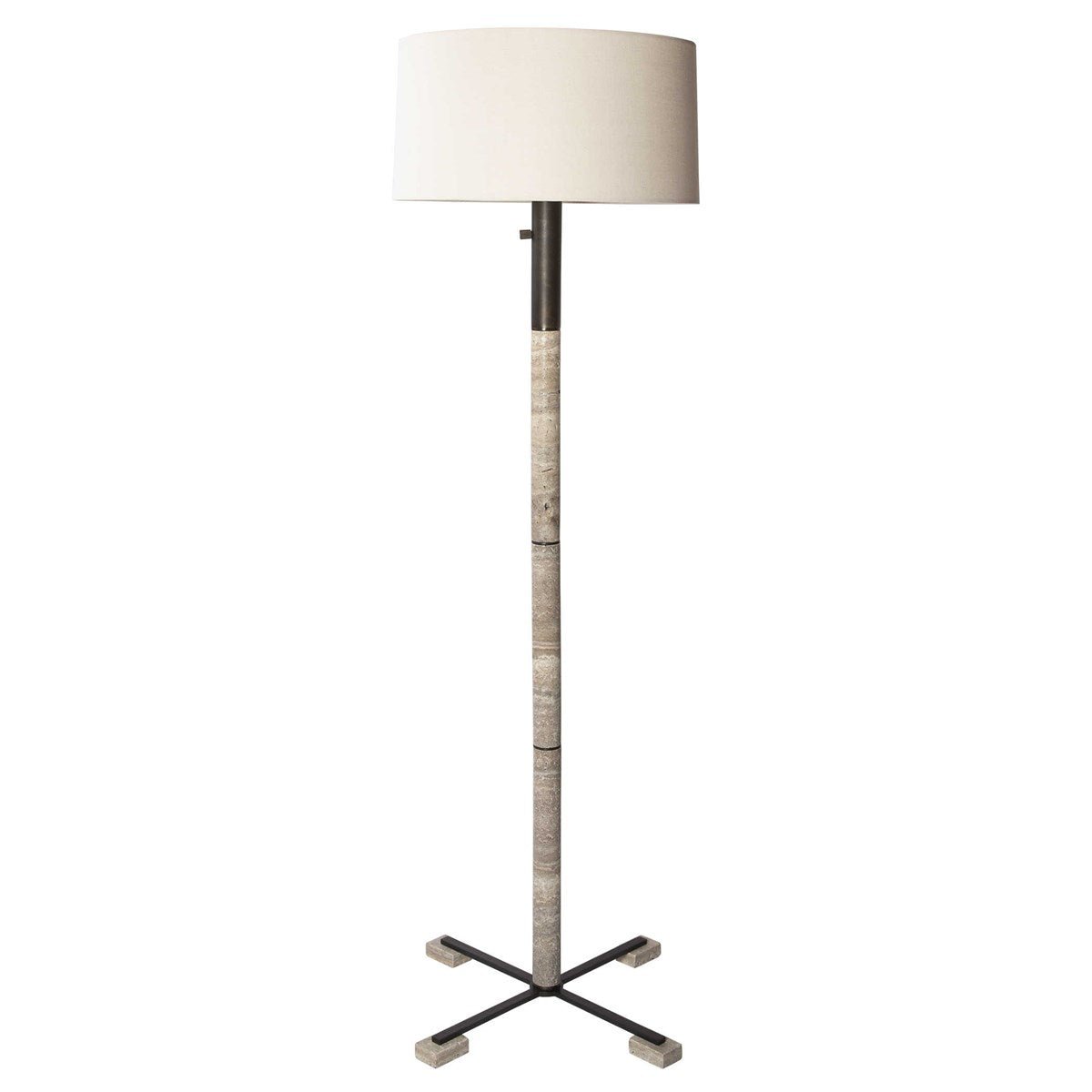 Library Floor Lamp - Gray Stone Floor lamps| Uttermost
