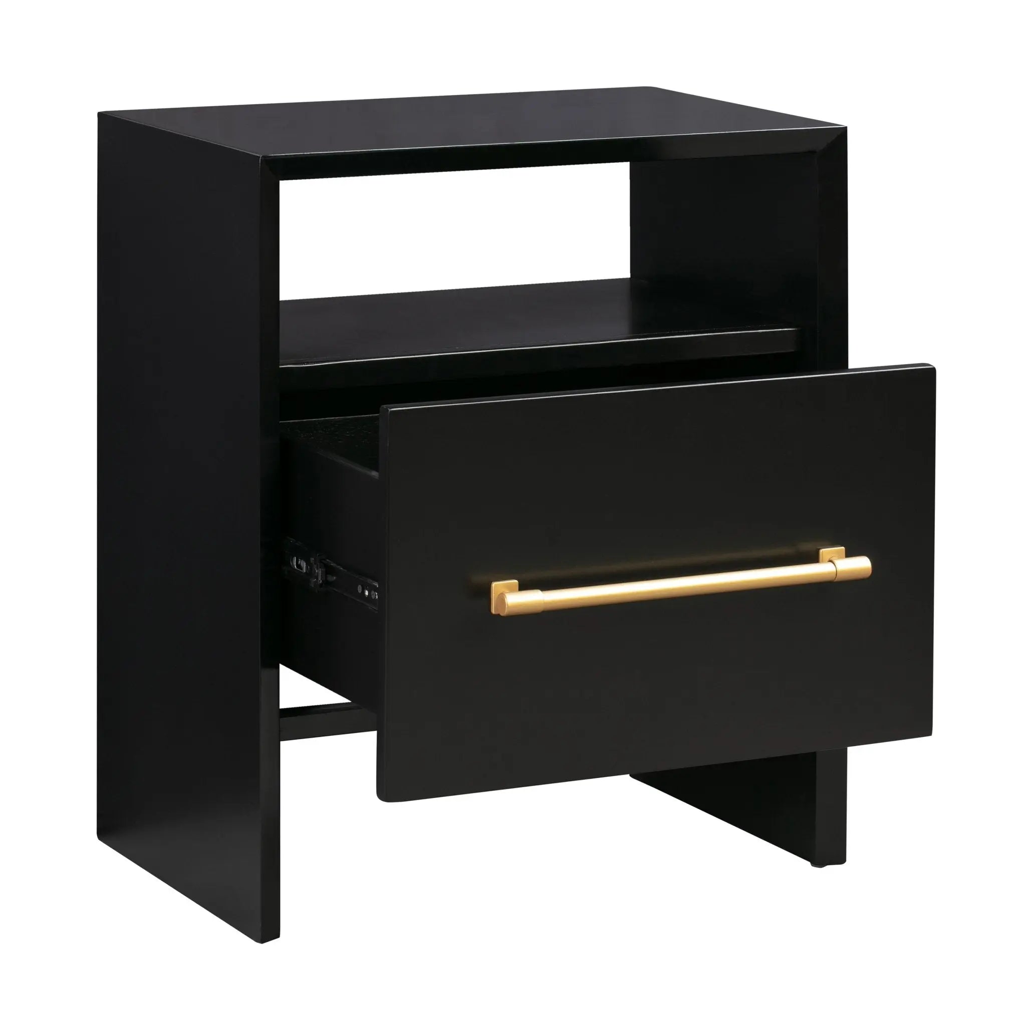 Libre Black Nightstand Nightstands| TOV