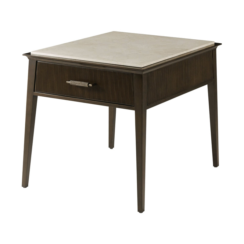 LIDO - Lido Drawer Side Table - Al Rugaib Furniture