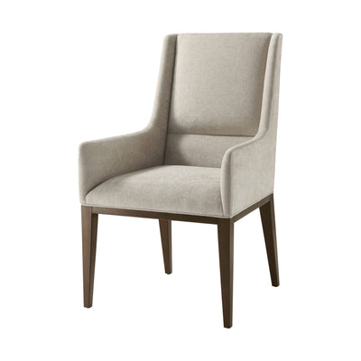 LIDO - Lido Upholstered Dining Arm Chair - Al Rugaib Furniture