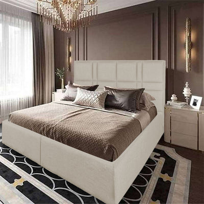In House | Berlin Bed Frame Linen - 200x180 cm