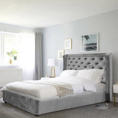 In House | Lychee Bed Frame Velvet - 200x160 cm