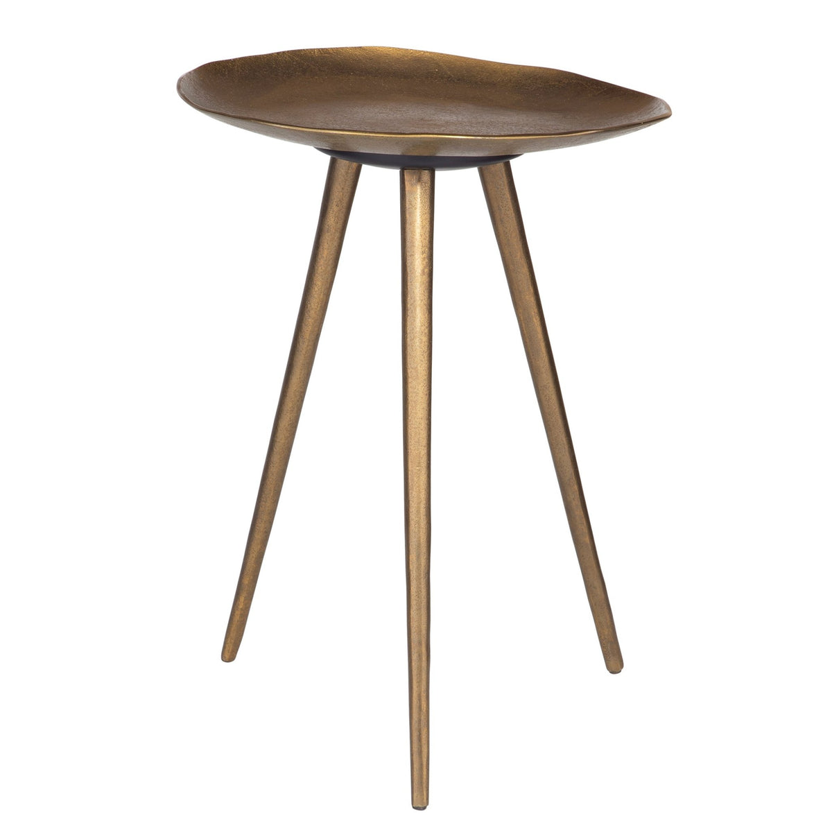 Lily Pad Antique Brass Accent Table Accent & End Tables| Uttermost