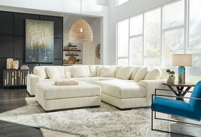 Lindyn 5 - Piece Sectional with Chaise - Al Rugaib Furniture