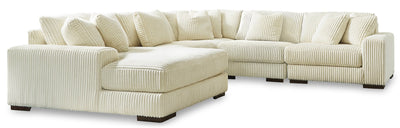 Lindyn 5 - Piece Sectional with Chaise - Al Rugaib Furniture