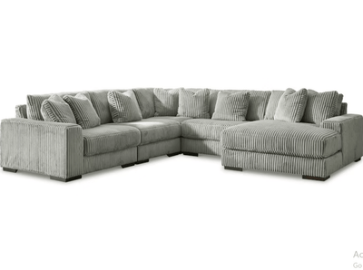 Lindyn 5 - Piece Sectional with Chaise - Al Rugaib Furniture