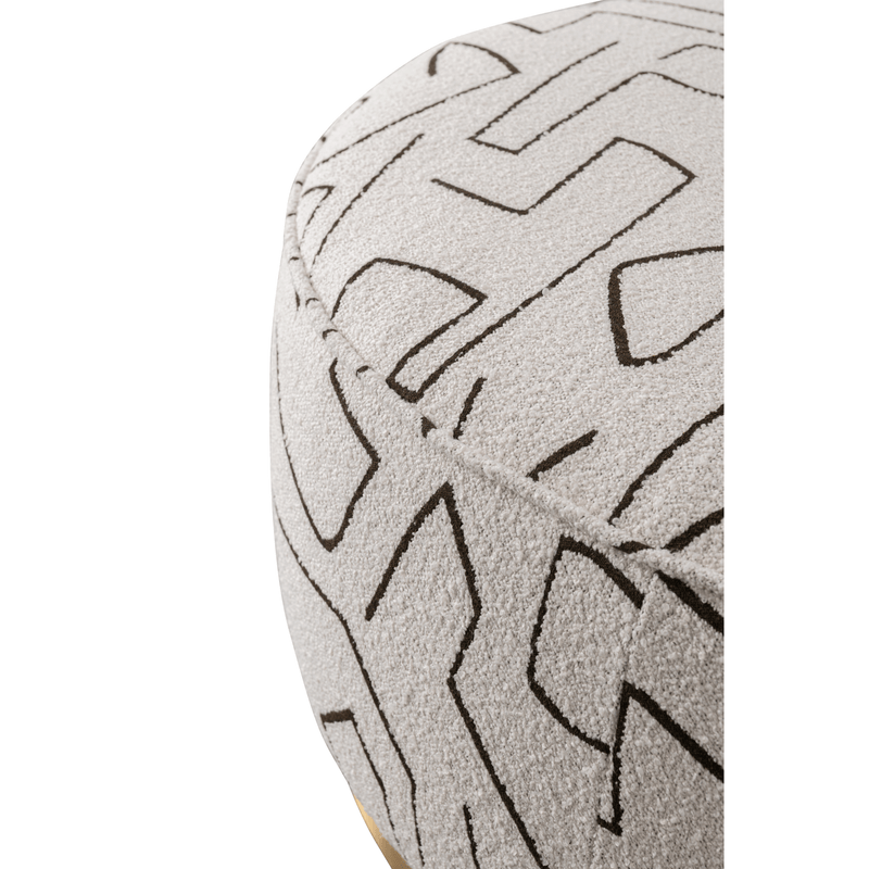 Linen Ottoman W91xH36cm - Al Rugaib Furniture