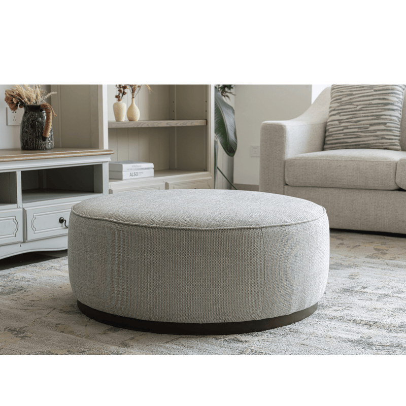 Linen Ottoman W91xH36cm - Al Rugaib Furniture