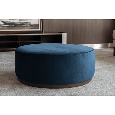 Linen Ottoman W91xH36cm - Al Rugaib Furniture