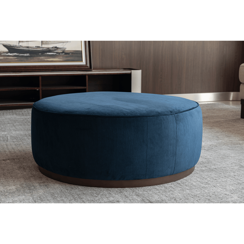 Linen Ottoman W91xH36cm - Al Rugaib Furniture