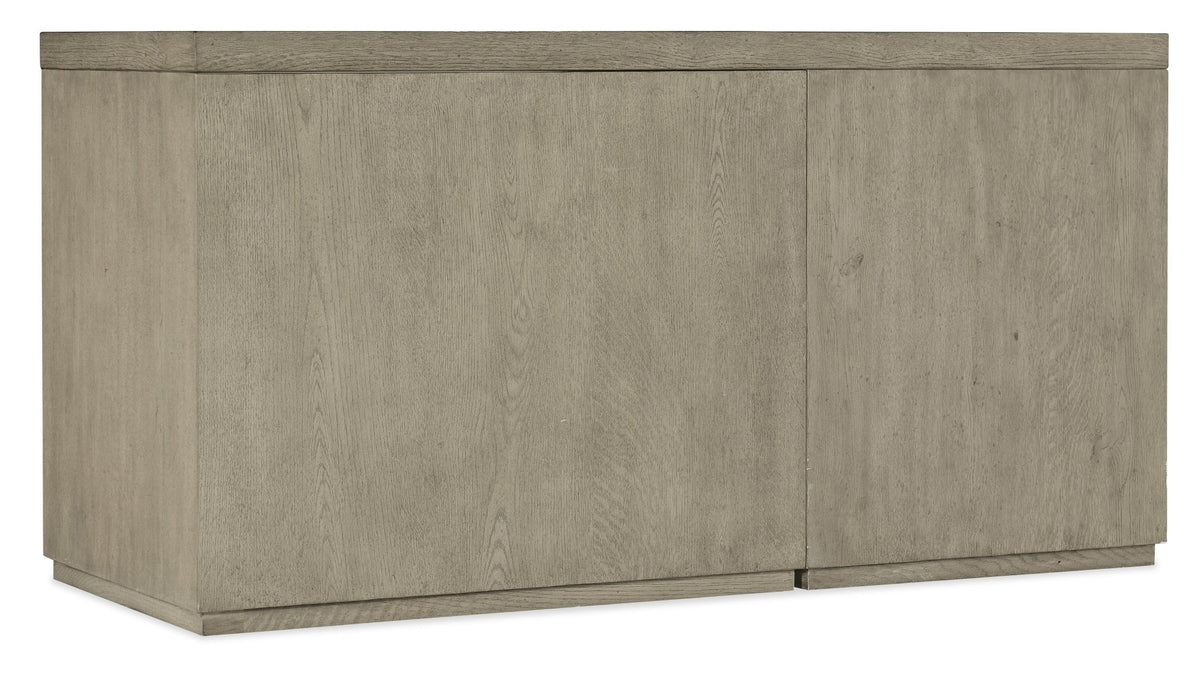 Linville Falls 60" Credenza with File and Open Desk Cabinet TV Units| Hooker