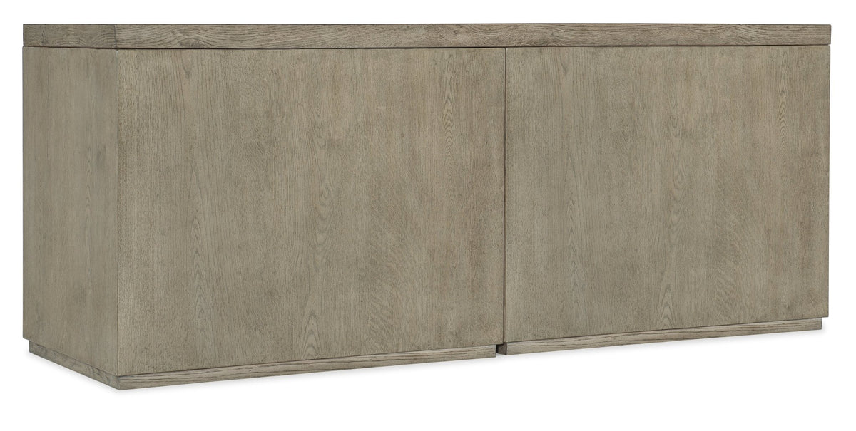 Linville Falls 72" Credenza with Lateral File and Open Desk Cabinet TV Units| Hooker