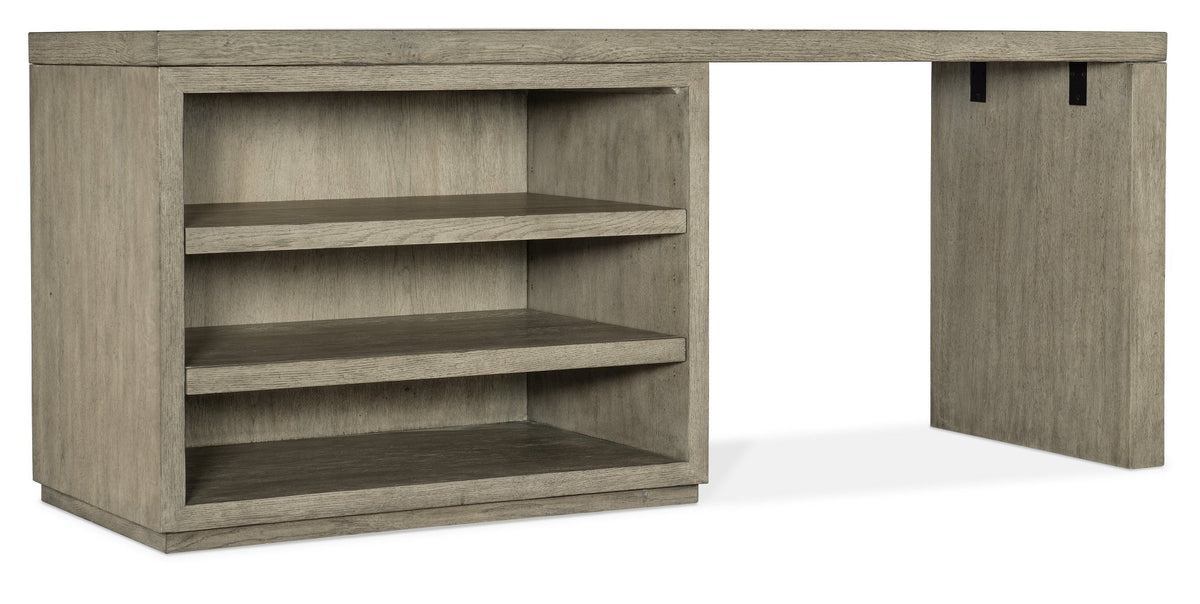 Linville Falls 72" Desk with Open Desk Cabinet Office Desks| Hooker