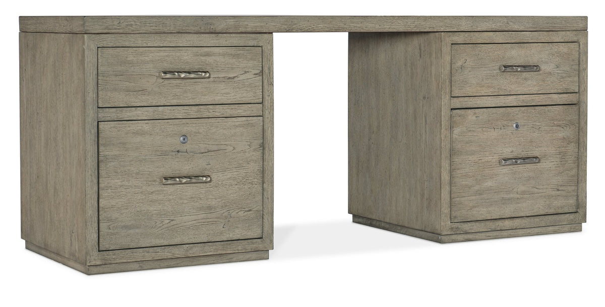 Linville Falls 72" Desk with Two Files Office Desks| Hooker