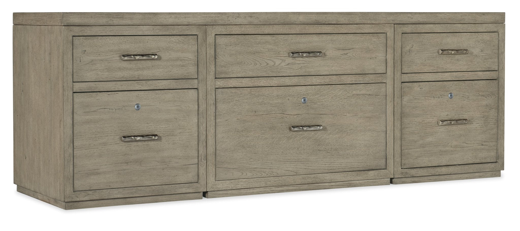 Linville Falls 84" Credenza with Two Files and Lateral File TV Units| Hooker
