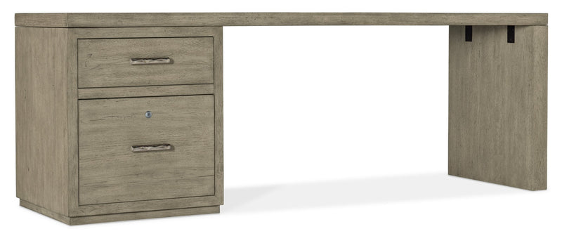 Linville Falls 84" Desk with One File - Al Rugaib Furniture