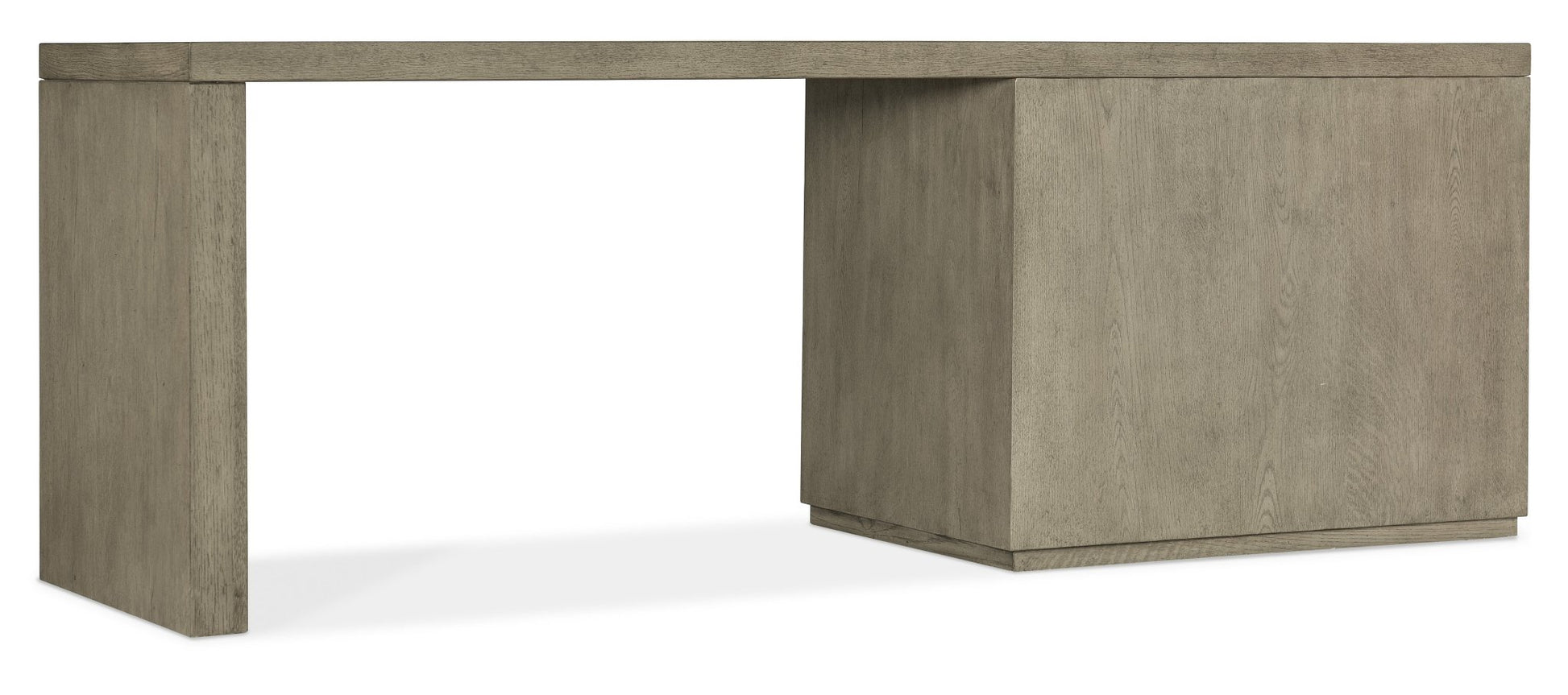 Linville Falls 84" Desk with Open Desk Cabinet Office Desks| Hooker
