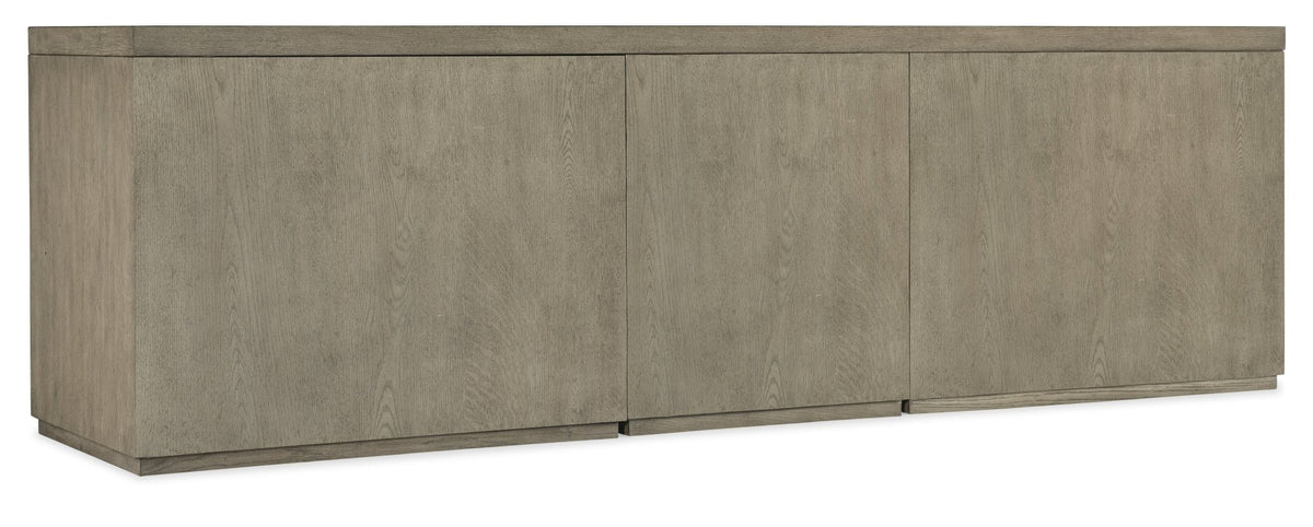 Linville Falls 96" Credenza with File, Lateral File and Open Desk Cabinet TV Units| Hooker