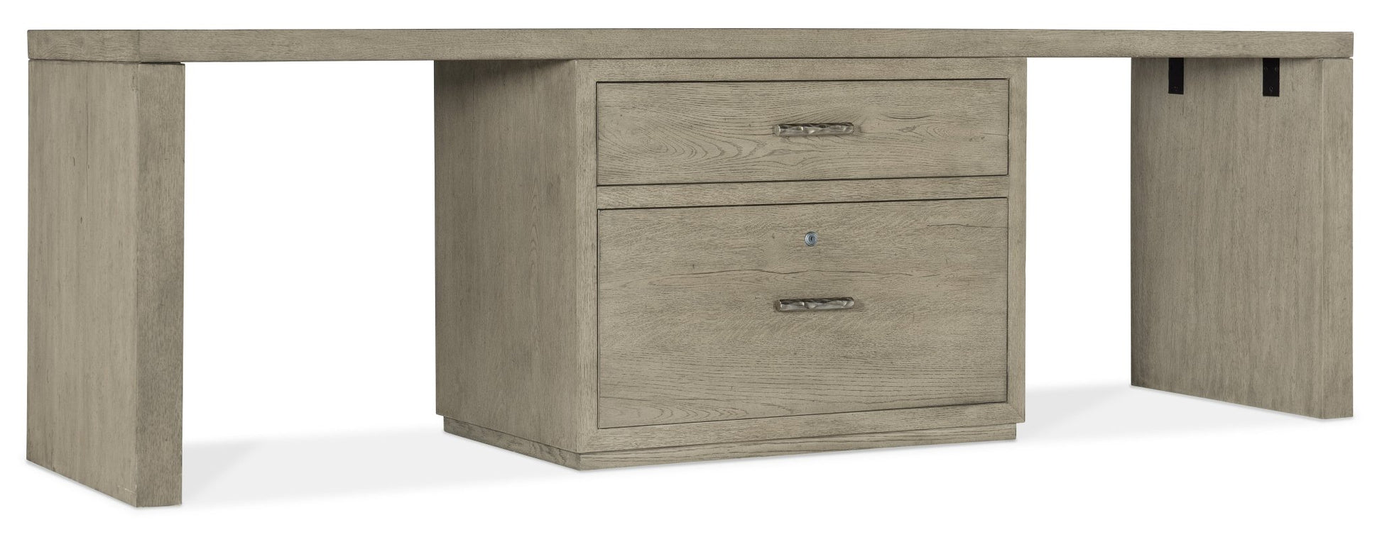 Linville Falls 96" Desk with Centered Lateral File Office Desks| Hooker