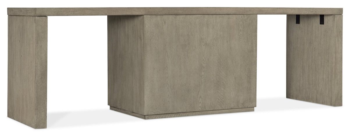Linville Falls 96" Desk with Centered Lateral File Office Desks| Hooker